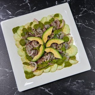Aguachiles verdes cocinado