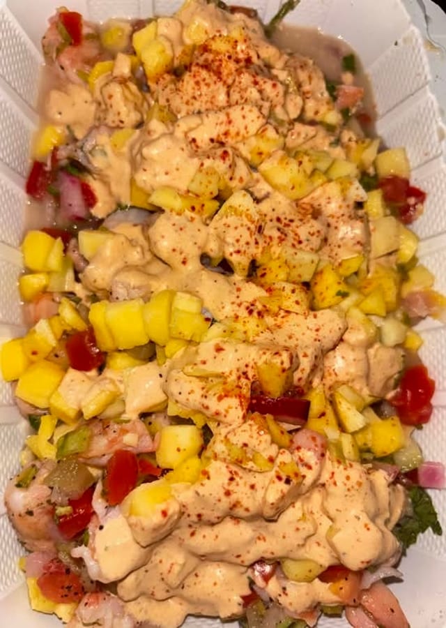 Ceviche En Mango.